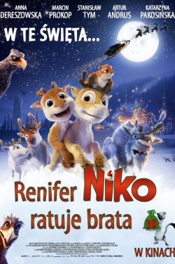 Miniatura plakatu filmu Renifer Niko ratuje brata