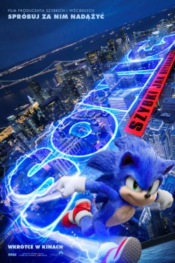 Miniatura plakatu filmu Sonic. Szybki jak błyskawica