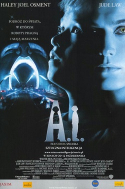 Miniatura plakatu filmu A.I. Sztuczna inteligencja