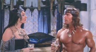 Conan the Destroyer (1984) - Sarah Douglas, Arnold Schwarzenegger