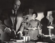 Głos z tamtego świata (1962) - Zdzisław Mrożewski, Maria Homerska (fot. Muzeum Kinematografii w Łodzi)